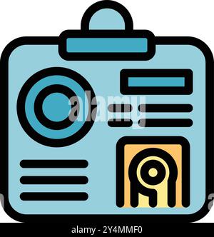 Medical record with clipboard containing patient information, diagnosis, prescription, and treatment plan Stock Vector