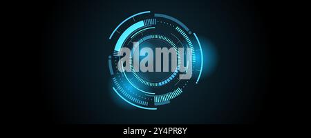 Innovative solutions for internet businesses using big data and futuristic technology Stock Vector