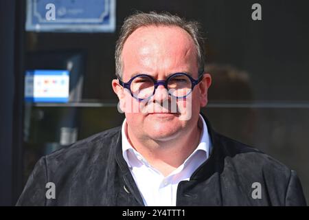 Clemens Baumgaertner Referent fuer Arbeit und Wirtschaft, Einzelbild,angeschnittenes Einzelmotiv,Portraet,Portrait,Porträt. Presserundgang vor dem 189. Oktoberfest 2024 am 19.09.2024 *** Clemens Baumgaertner Referent für Arbeit und Wirtschaft , single picture,cropped single motif,portrait,portrait,portrait press tour before the 189 Oktoberfest 2024 on 19 09 2024 Stock Photo