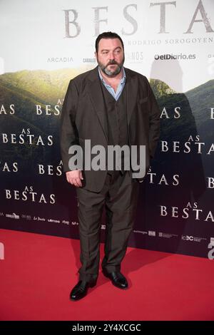 Denis Menochet attends 'As Bestas' Premiere at Verdi Cinema on November 7, 2022 in Madrid, Spain. Stock Photo