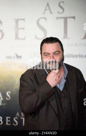 Denis Menochet attends 'As Bestas' Premiere at Verdi Cinema on November 7, 2022 in Madrid, Spain. Stock Photo