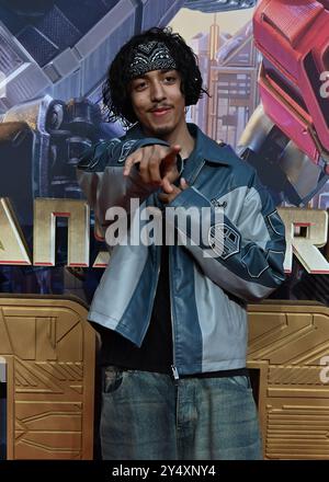 LONDON, UK. 19th Sep, 2024. JD The Kid attends Transformers One - UK Premiere at Cineworld Leicester Square in London, UK. (Photo by 李世惠/See Li/Picture Capital) Credit: See Li/Picture Capital/Alamy Live News Stock Photo