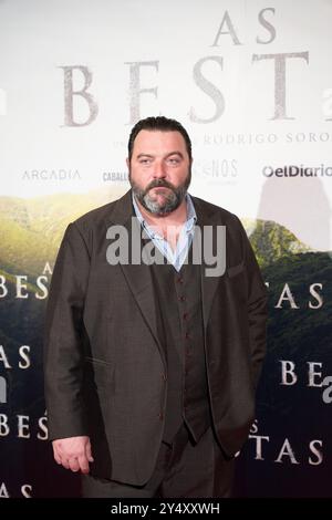 Denis Menochet attends 'As Bestas' Premiere at Verdi Cinema on November 7, 2022 in Madrid, Spain. Stock Photo