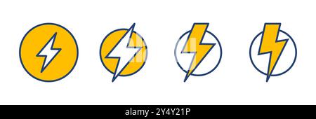 Power icon vector. Power Switch Icon. Electric power Stock Vector
