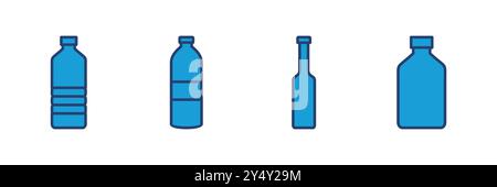 Bottle icon vector. bottle vector icon Stock Vector