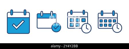 Calendar icon vector. Calender symbol. calendar vector icon Stock Vector
