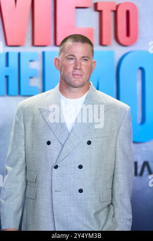 Channing Tatum attends 'Fly me to the Moon' Premiere at Cineteca Madatero on July 11, 2024 in Madrid, Spain. Stock Photo