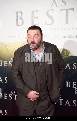 Denis Menochet attends 'As Bestas' Premiere at Verdi Cinema on November 7, 2022 in Madrid, Spain. Stock Photo