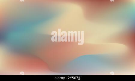 Abstract background with blurred soft gradient colors suitable for design projects, presentations, websites, social media graphics, and marketing mate Stock Vector