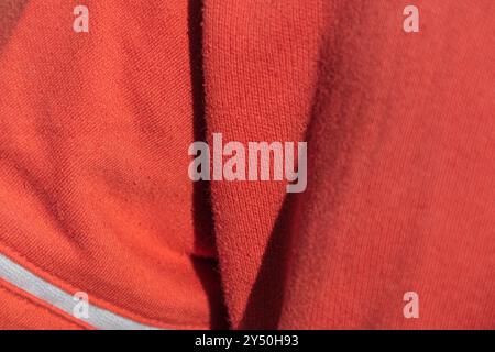 texture of red frabric background Stock Photo