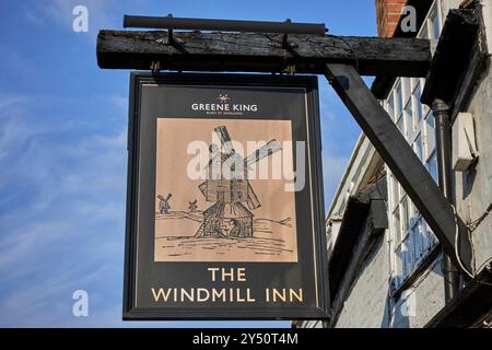 The Windmill Inn public house, Church Street, Stratford upon Avon, England, UK Stock Photo