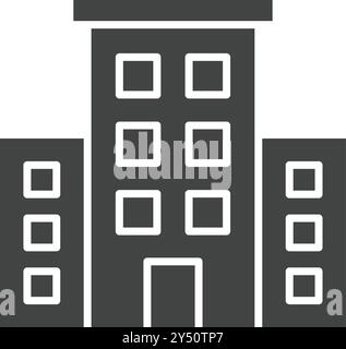 Accomodation icon vector image. Suitable for mobile application web application and print media. Stock Vector