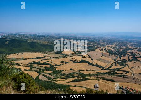 Landscape of La Rioja near Logrono, Spain Stock Photo