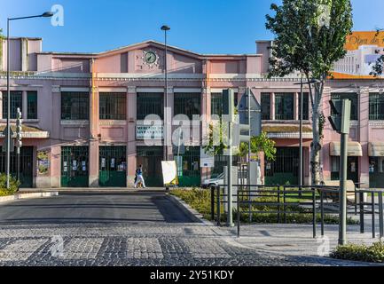 Mercado do Livramento, a amazing market in Setubal, located just at the edge of the city’s historical center Stock Photo