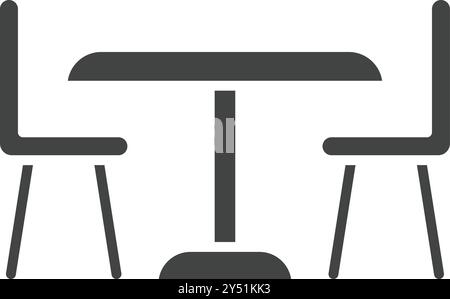Chairs icon vector image. Suitable for mobile application web application and print media. Stock Vector