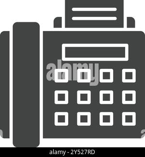 Fax icon vector image. Suitable for mobile application web application and print media. Stock Vector