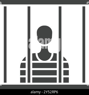 Jail icon vector image. Suitable for mobile application web application and print media. Stock Vector