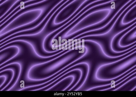 Close-up purple satin fabric pattern and texture background Stock Photo