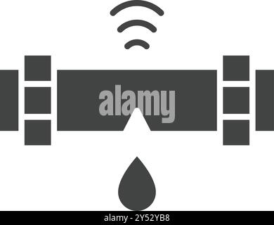 Leak Detector icon vector image. Suitable for mobile application web application and print media. Stock Vector