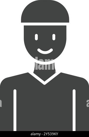 Muslim icon vector image. Suitable for mobile application web application and print media. Stock Vector