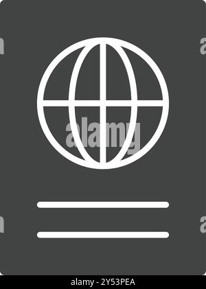 Passport icon vector image. Suitable for mobile application web application and print media. Stock Vector