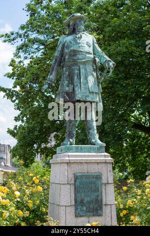 Germany, North Rhine-Westphalia, Minden, Monument (1901) of  Frederick William in Minden. Stock Photo