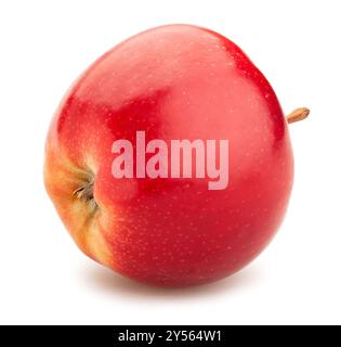 red apple path isolated on white Stock Photo