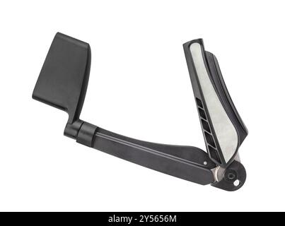 bass guitar peg winder path isolated on white Stock Photo