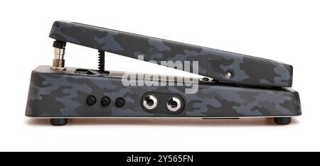 wah pedal path isolated on white Stock Photo
