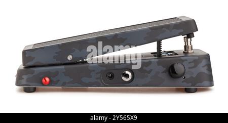 wah pedal path isolated on white Stock Photo
