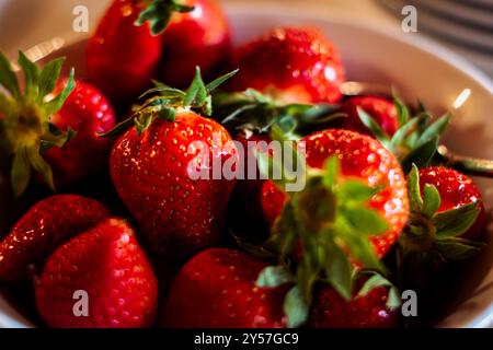 Fresh Strawberries. Stock Photo