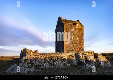 Smailholm Tower, Scottish Borders, UK Stock Photo