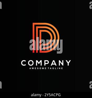 Letter D logo design for your business Stock Vector