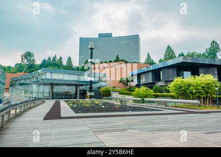 The Leeum, Samsung Museum of Art in Hannam-dong, Yongsan District in Seoul, Korea Stock Photo