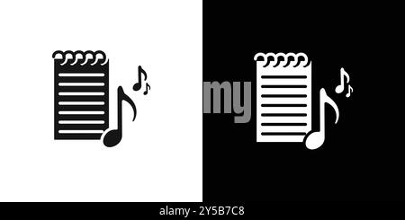 Lyrics icon vector logo set collection or bundle pack group Stock Vector