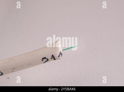 Optical Fiber Cable Close-up Stock Photo