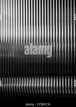 Reflective Glass Background Frame – Layers, Pattern, and Texture in a Restaurant Environment Stock Photo