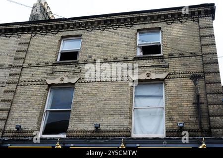 Patterned brickwork on an old building in Sudbury. Stock Photo