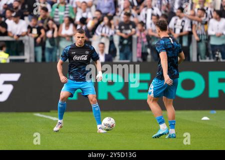 Torino, Italia. 21st Sep, 2024. Buongiorno during the Serie A soccer match between Juventus Fc and SSC Napoli at the Juventus Stadium in Turin, north west Italy - September 21, 2024. Sport - Soccer (Photo by Fabio Ferrari/LaPresse) Credit: LaPresse/Alamy Live News Stock Photo