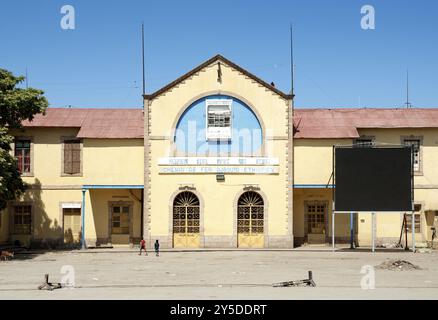 Ethiopia to djibouti railway station in dire dawa ethiopia Stock Photo