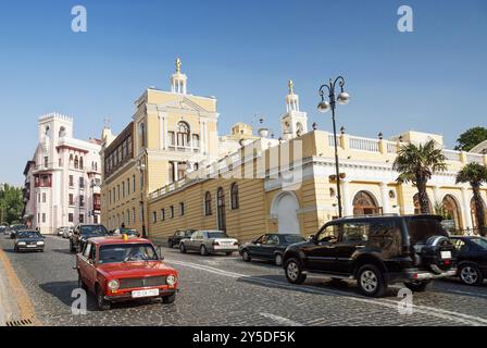 Architecture in baku azerbaijan street Stock Photo