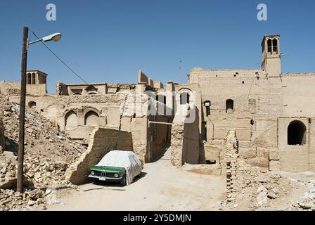 Old town of yazd in iran Stock Photo