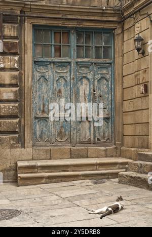 Architecture in baku azerbaijan street Stock Photo