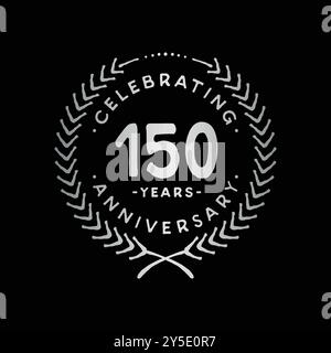 150 years design template. 150th vector and illustration Stock Vector ...