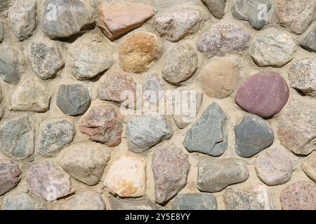 Natural stone wall as abstract texture background. Old stonewall. Stock Photo