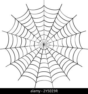 spider web icon isolated. cobweb background. Vector illustration Stock Vector