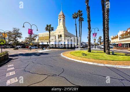 Mildura country town centre, Mildura, Northwest Victoria,  Australia Stock Photo