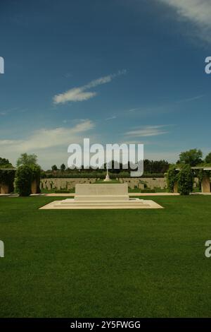 Ortona, Trabocchi Coast, Abruzzo, Italy - Moro River Canadian War Cemetery Stock Photo