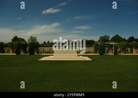 Ortona, Trabocchi Coast, Abruzzo, Italy - Moro River Canadian War Cemetery Stock Photo