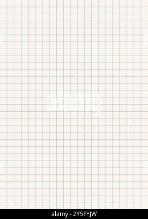 Paper page in flat style. Sheet with lines and grid vector illustration on isolated background. Blank document sign business concept. Stock Vector